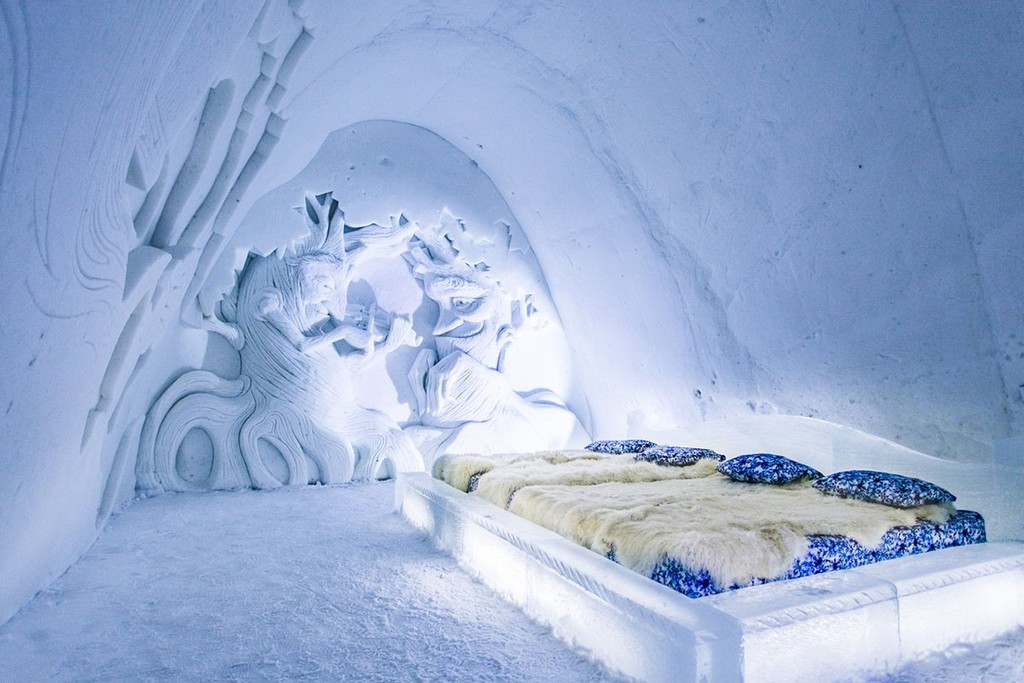 Le merveilleux château de glace de Kemi