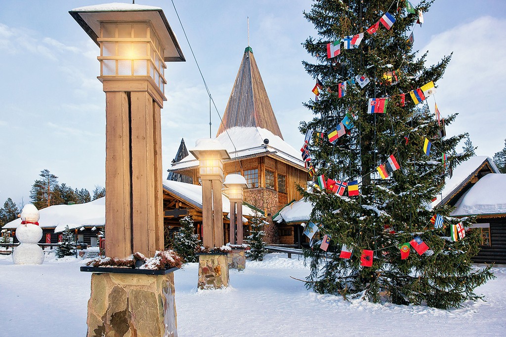 La maison du Père Noël en Laponie